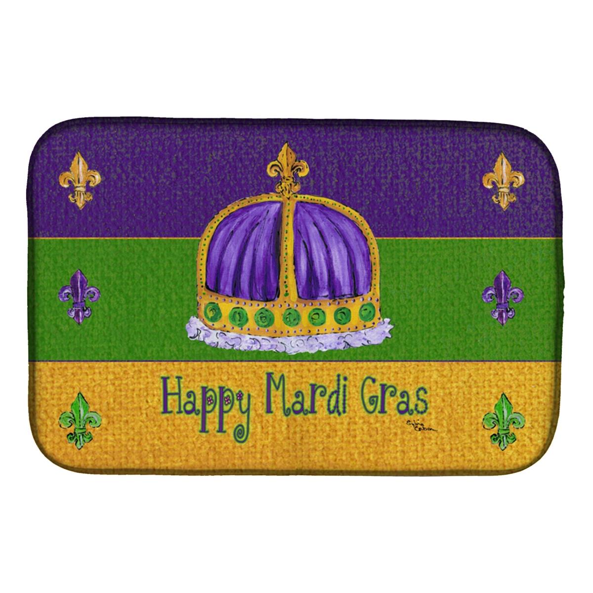 8385DDM Mardi Gras Dish Drying Mat