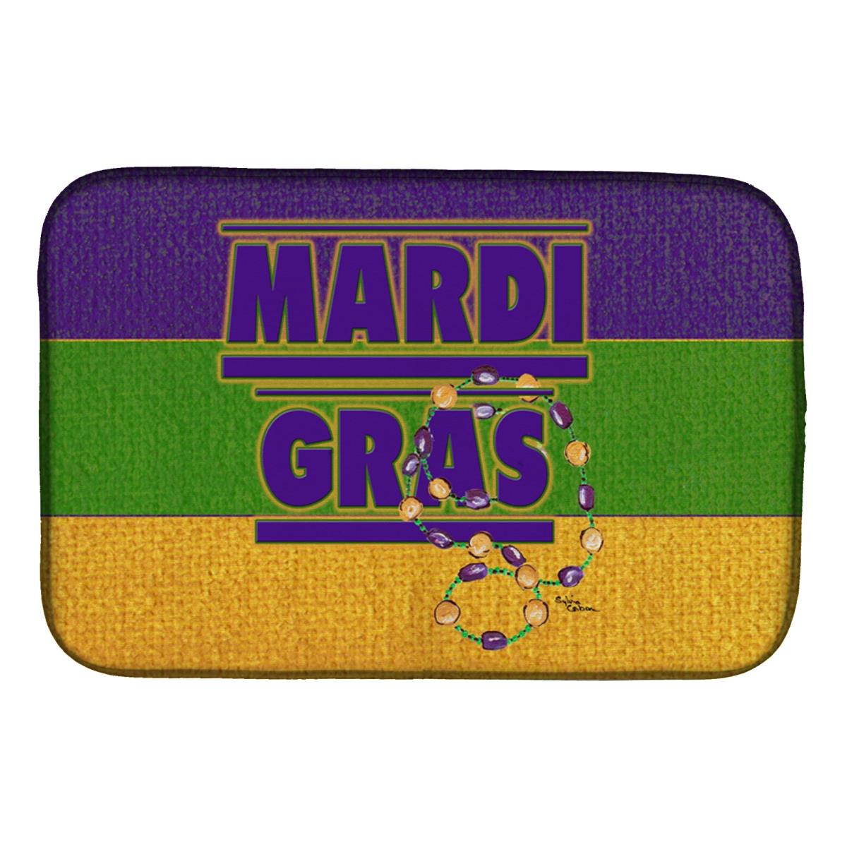 8388DDM Mardi Gras Dish Drying Mat
