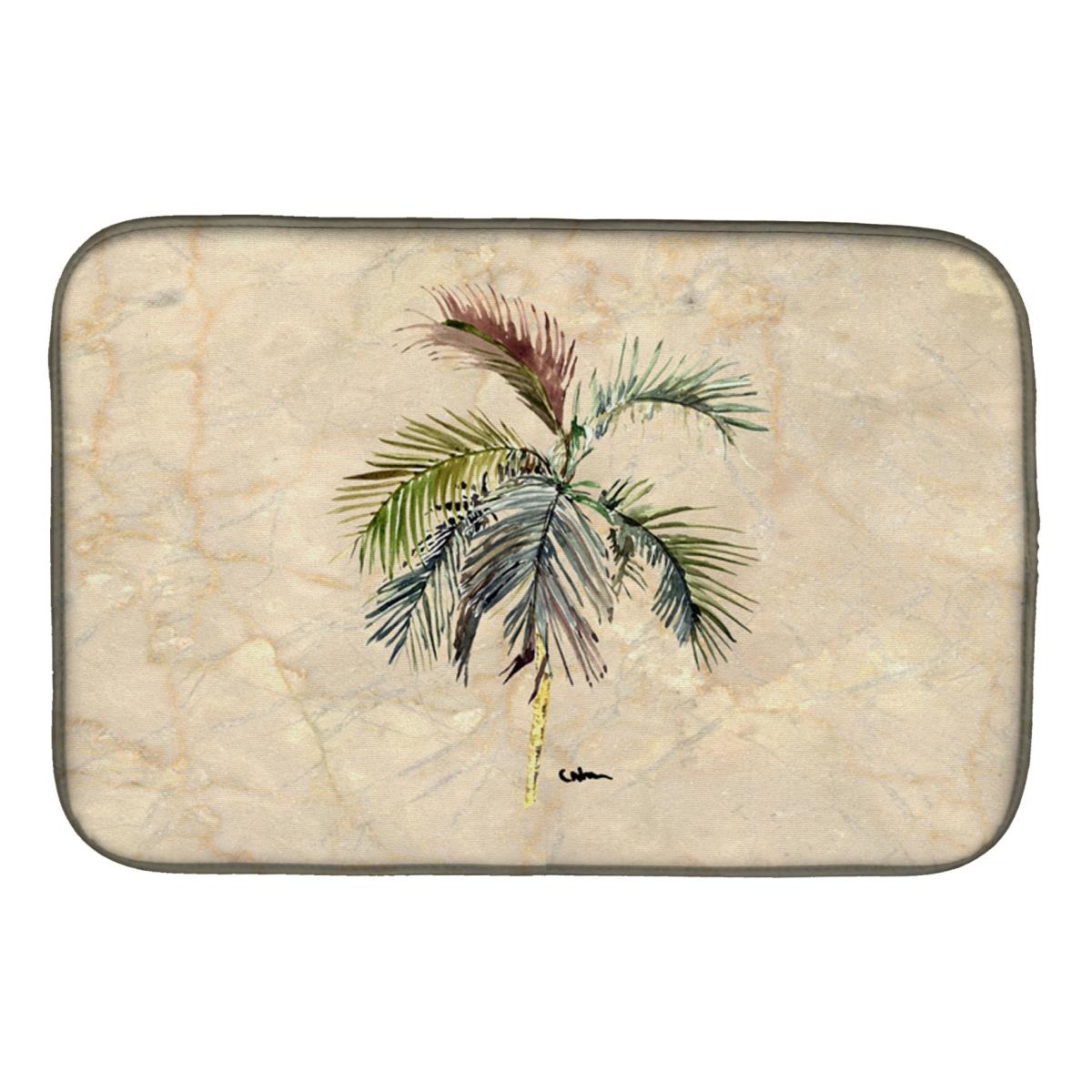 Palm Tree Dish Drying Mat