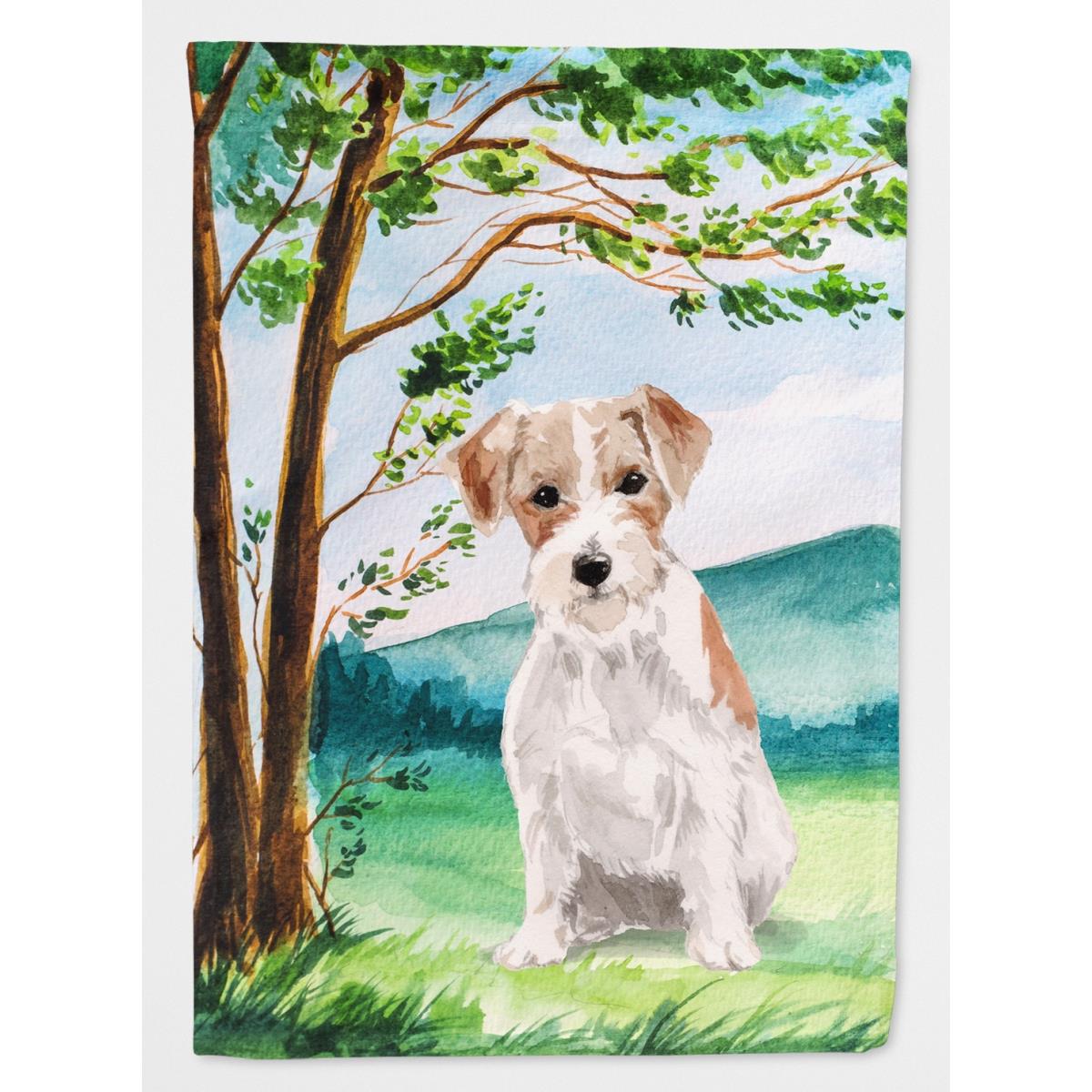 Under the Tree Jack Russell Terrier Garden Size Flag