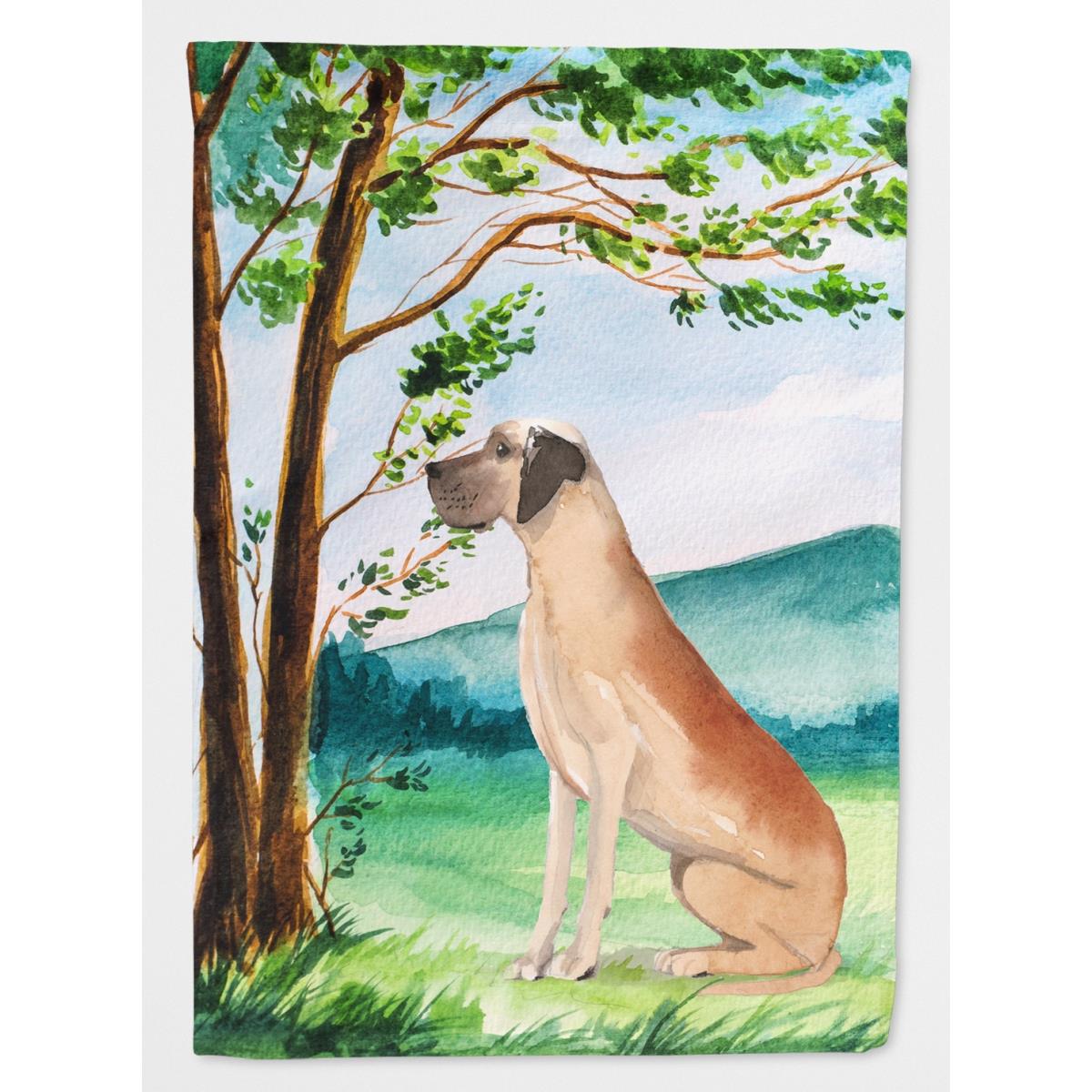 CK2011GF Under the Tree Great Dane Garden Size Flag