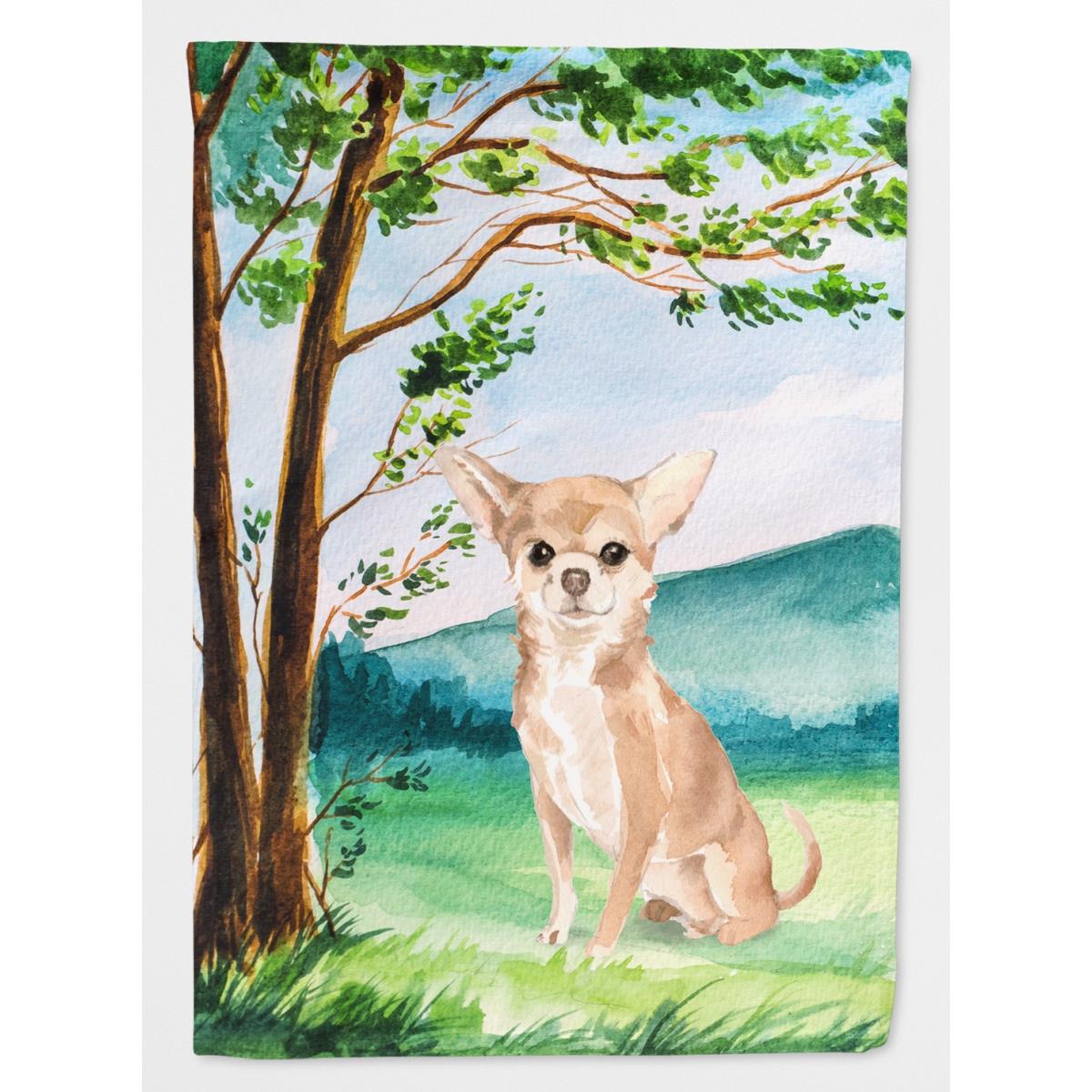 Under the Tree Chihuahua Garden Size Flag