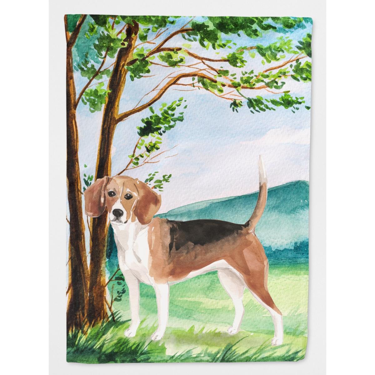 CK2029GF Under the Tree Beagle Garden Size Flag