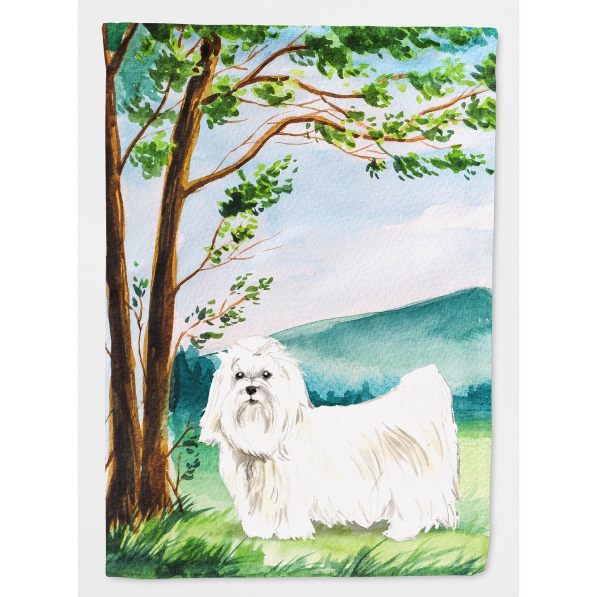 Under the Tree Maltese Garden Size Flag