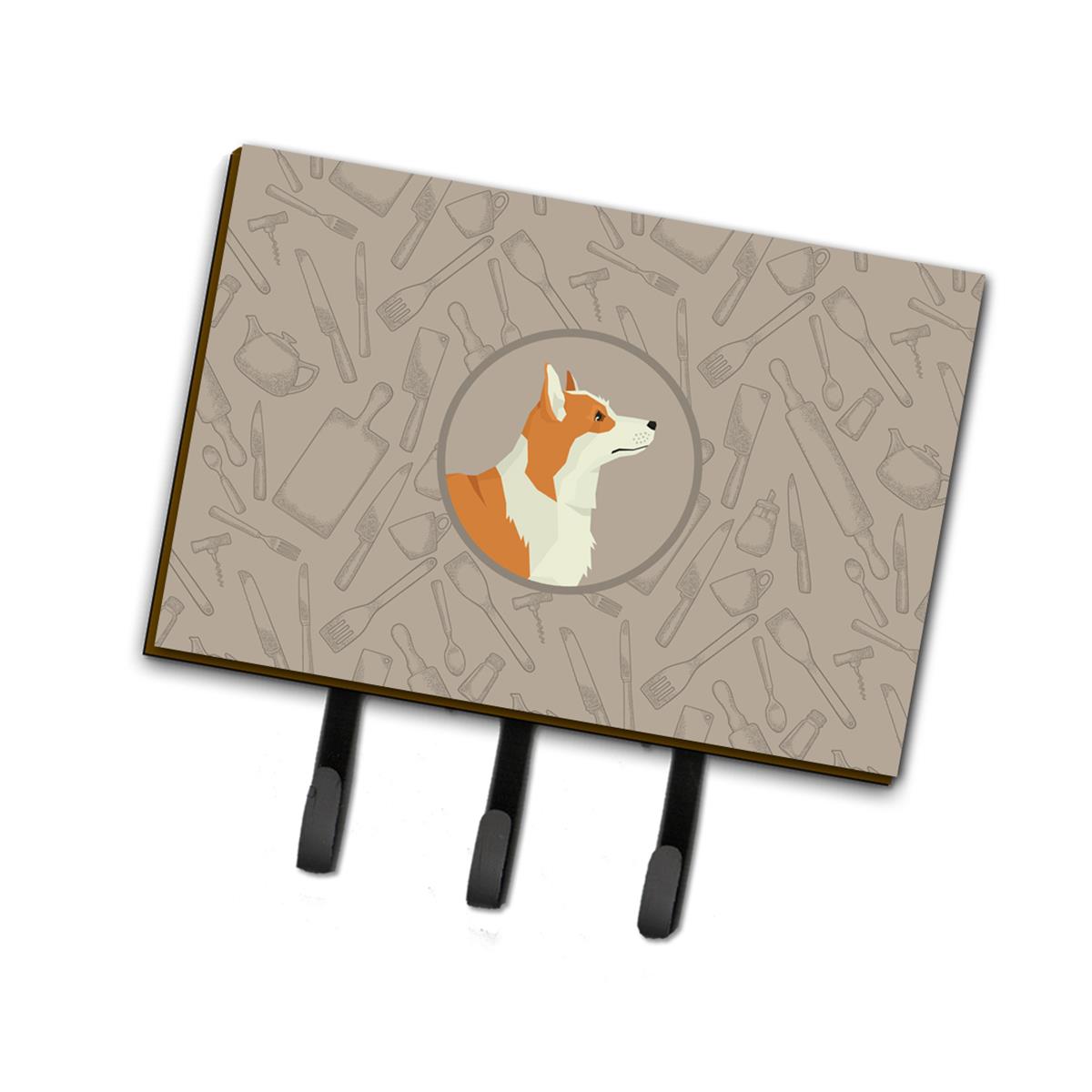 Pembroke Corgi in the Kitchen Leash or Key Holder