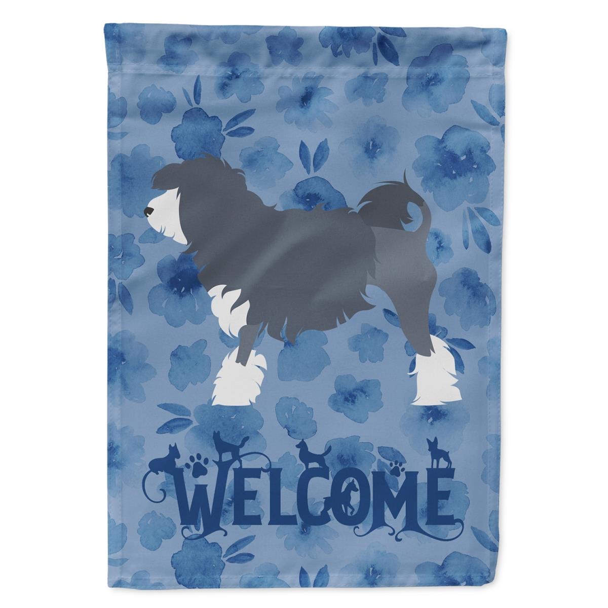 11 x 0.01 x 15 in. Lowchen Welcome Flag Garden Size