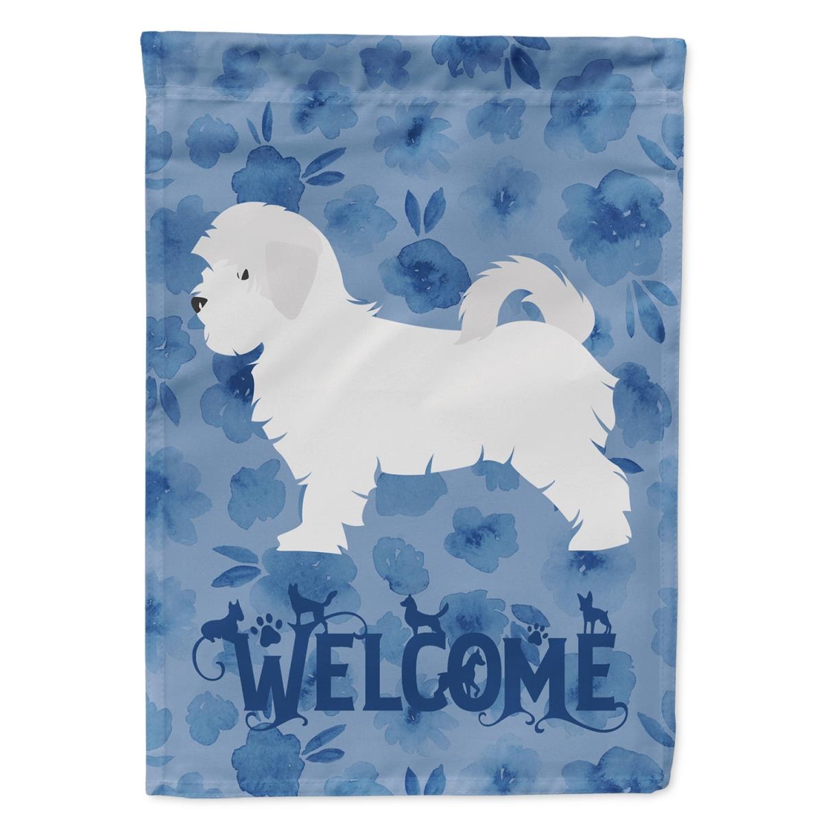 11 x 0.01 x 15 in. Maltese Welcome Flag Garden Size