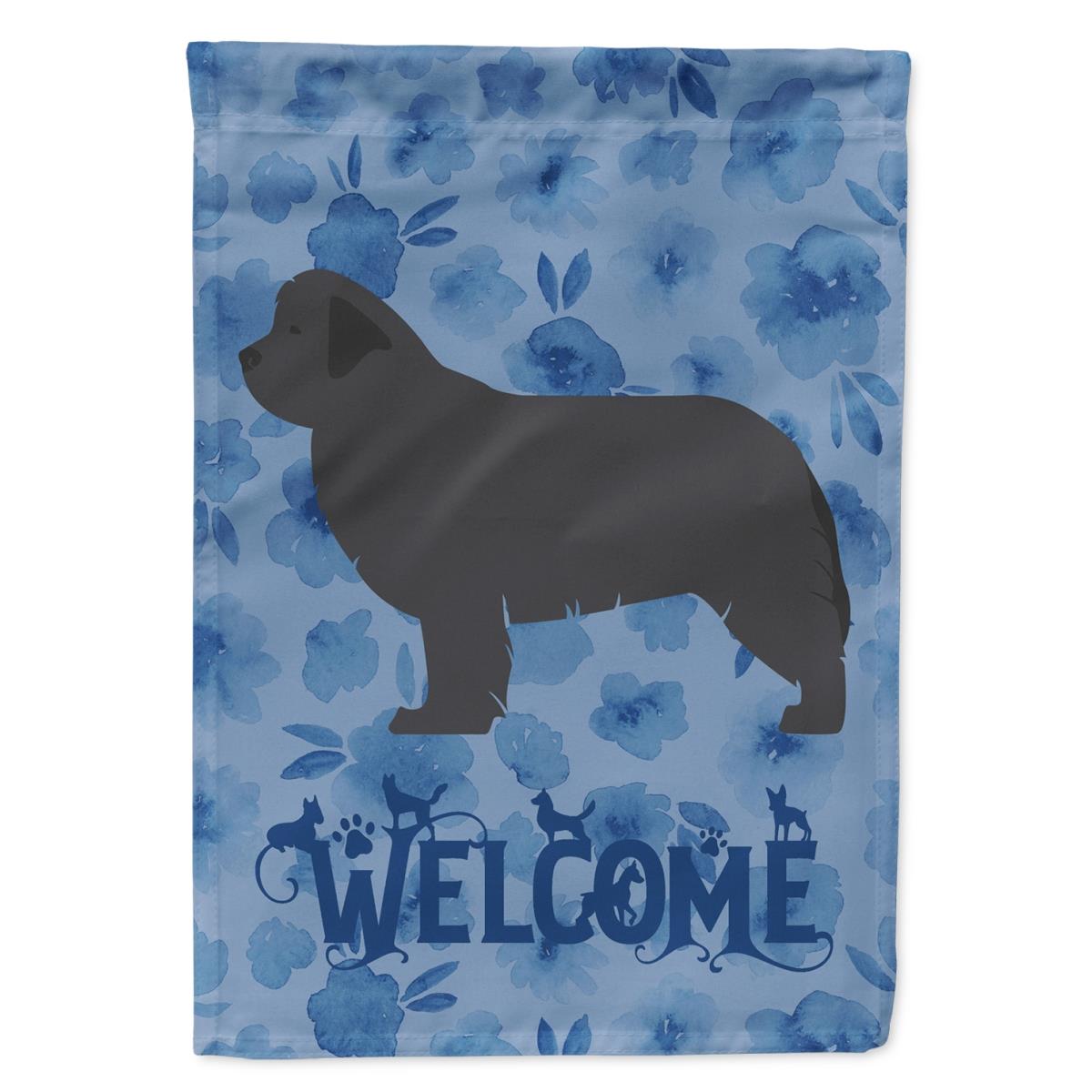 11 x 0.01 x 15 in. Newfoundland Welcome Flag Garden Size