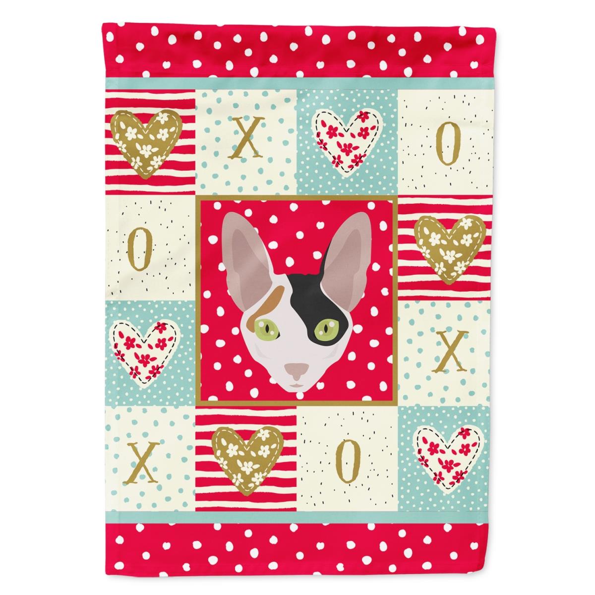 11 x 0.01 x 15 in. Cornish Rex Cat Flag Garden Size