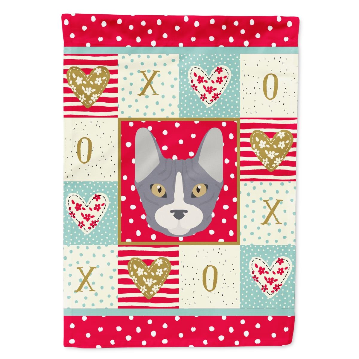 11 x 0.01 x 15 in. Don Sphynx Cat Flag Garden Size
