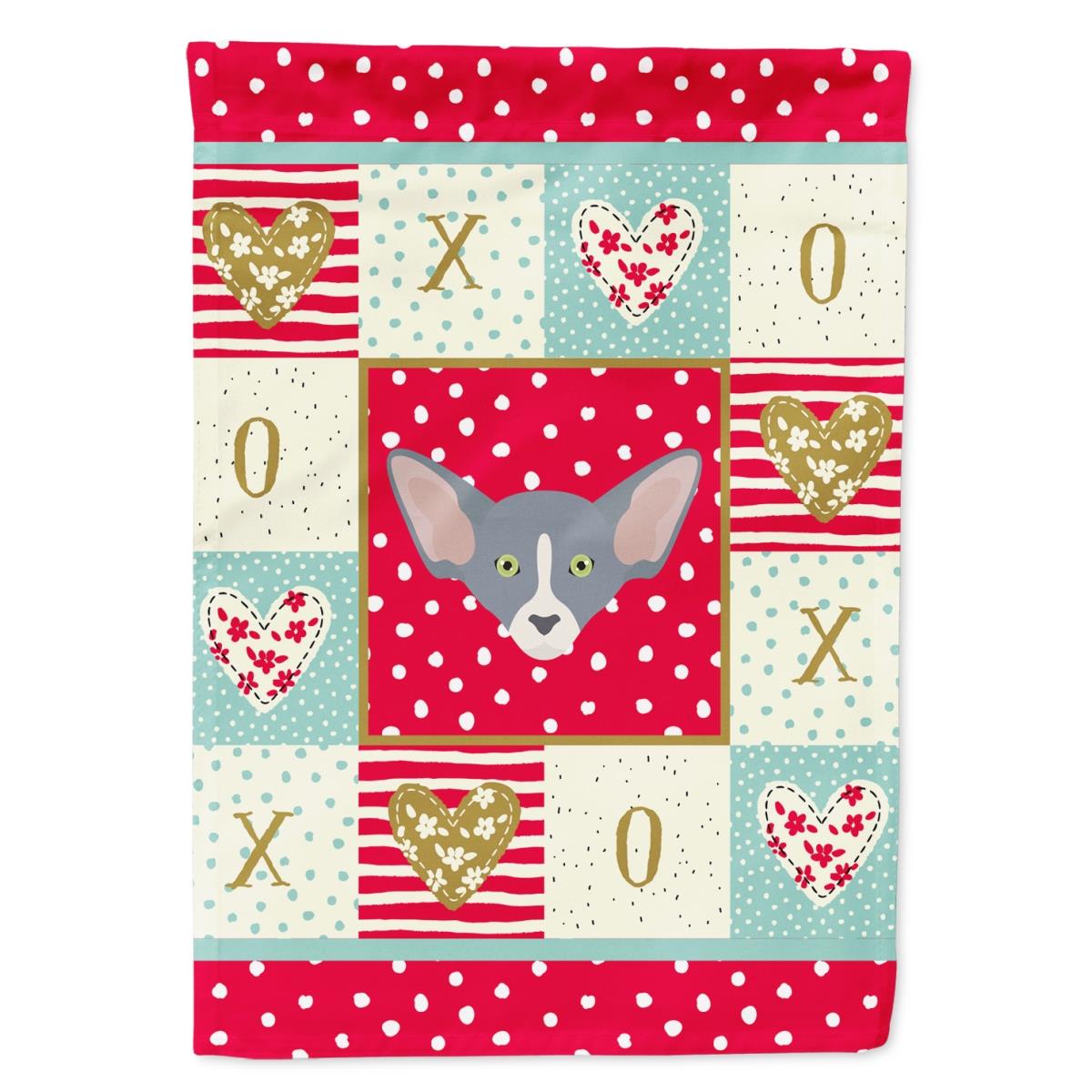 11 x 0.01 x 15 in. Peterbald Cat Flag Garden Size
