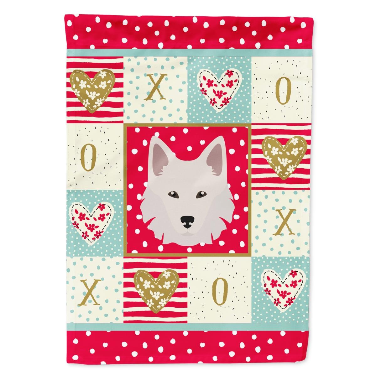11 x 0.01 x 15 in. Danish Spitz Flag Garden Size