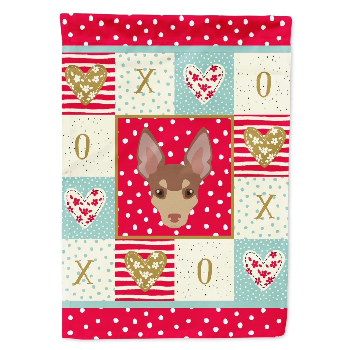 11 x 0.01 x 15 in. Miniature Fox Terrier Flag Garden Size