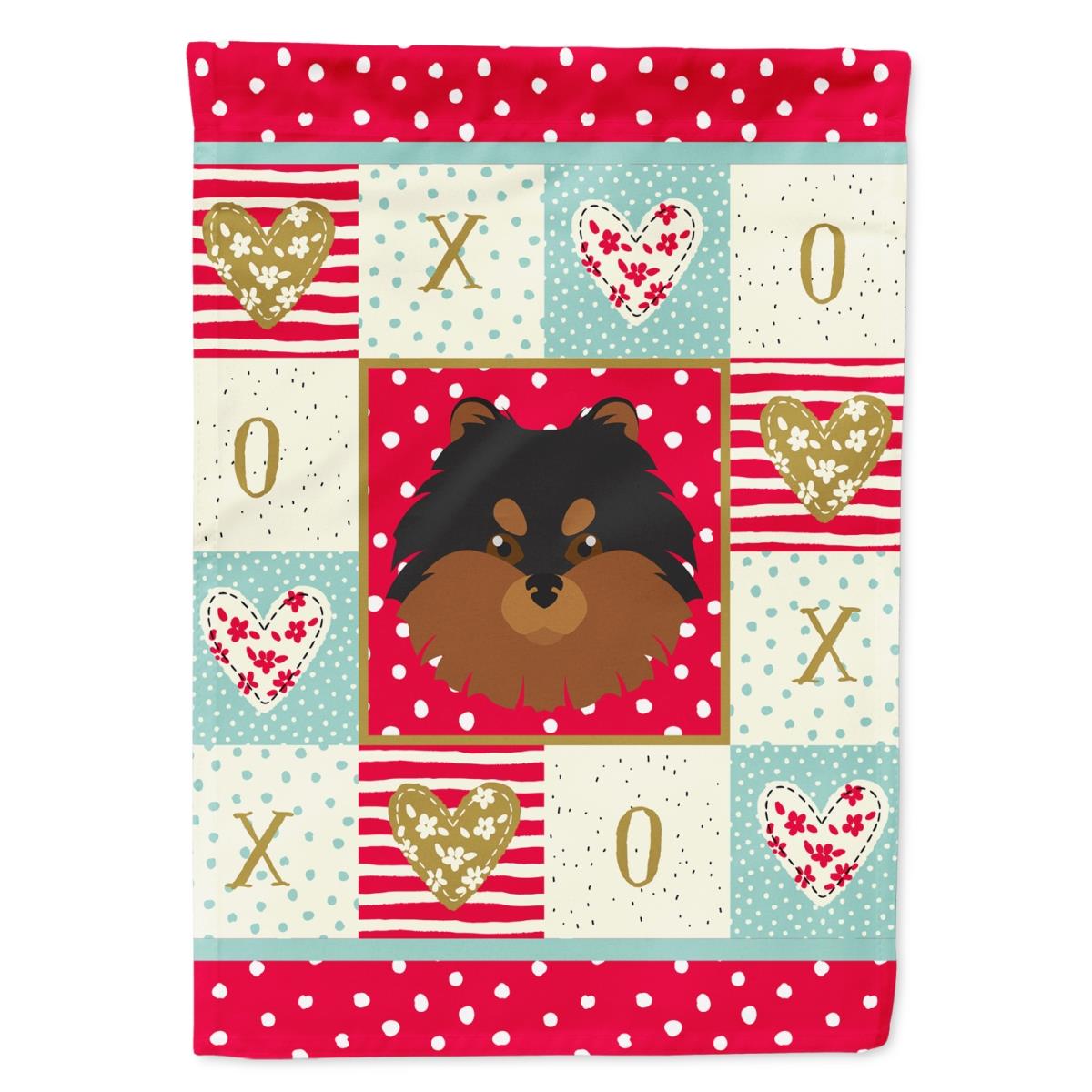 11 x 0.01 x 15 in. Pomeranian Flag Garden Size
