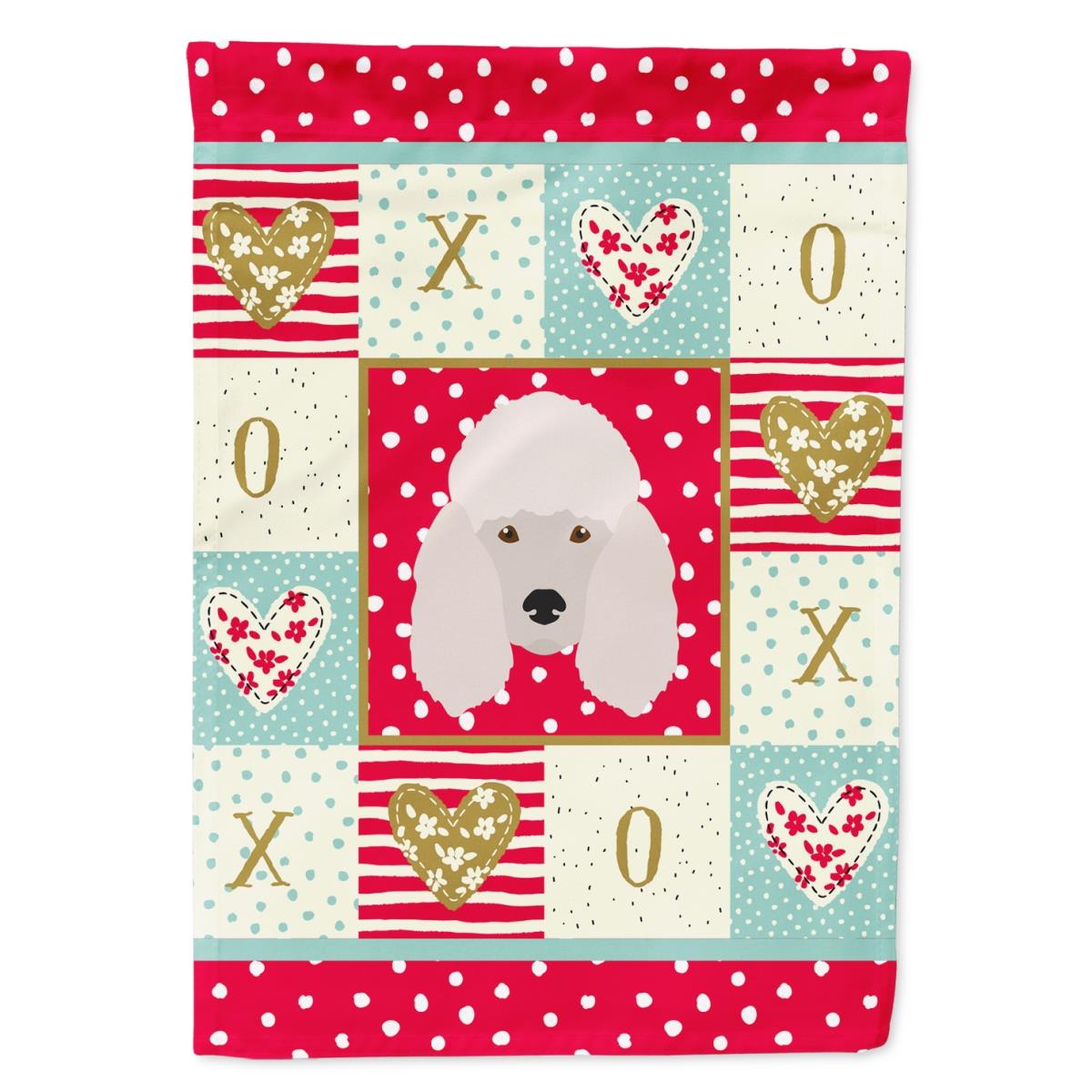 11 x 0.01 x 15 in. Poodle Flag Garden Size