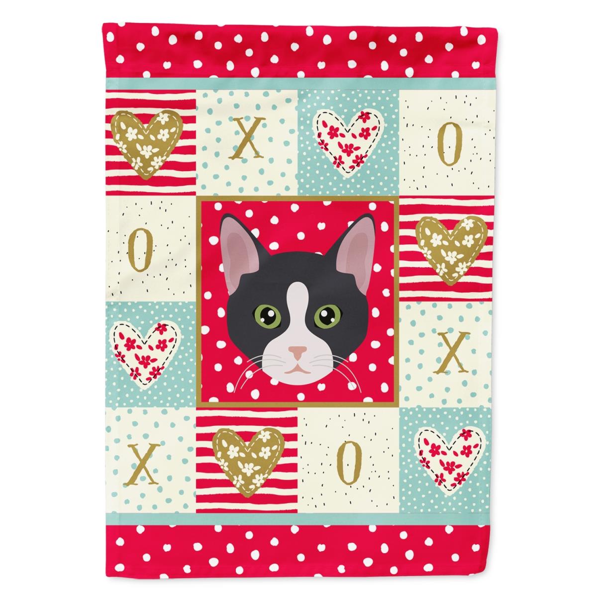 28 x 0.01 x 40 in. American Polydactyl Cat Flag Canvas House Size