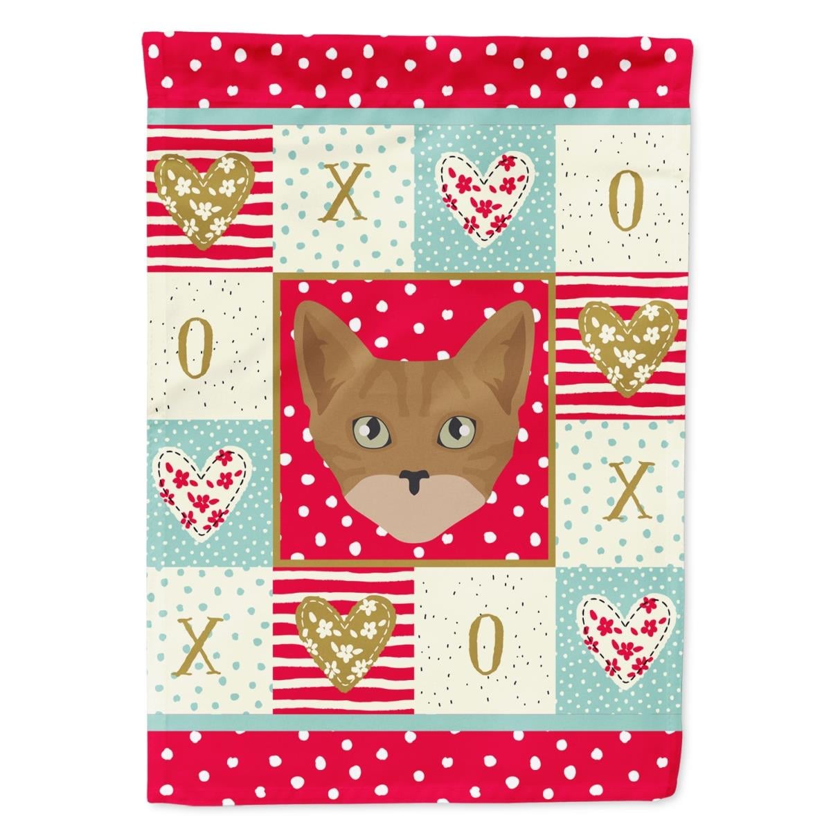 28 x 0.01 x 40 in. Australian Mist Cat Flag Canvas House Size