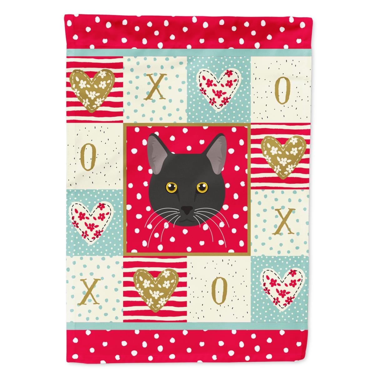 28 x 0.01 x 40 in. Bombay Cat Flag Canvas House Size