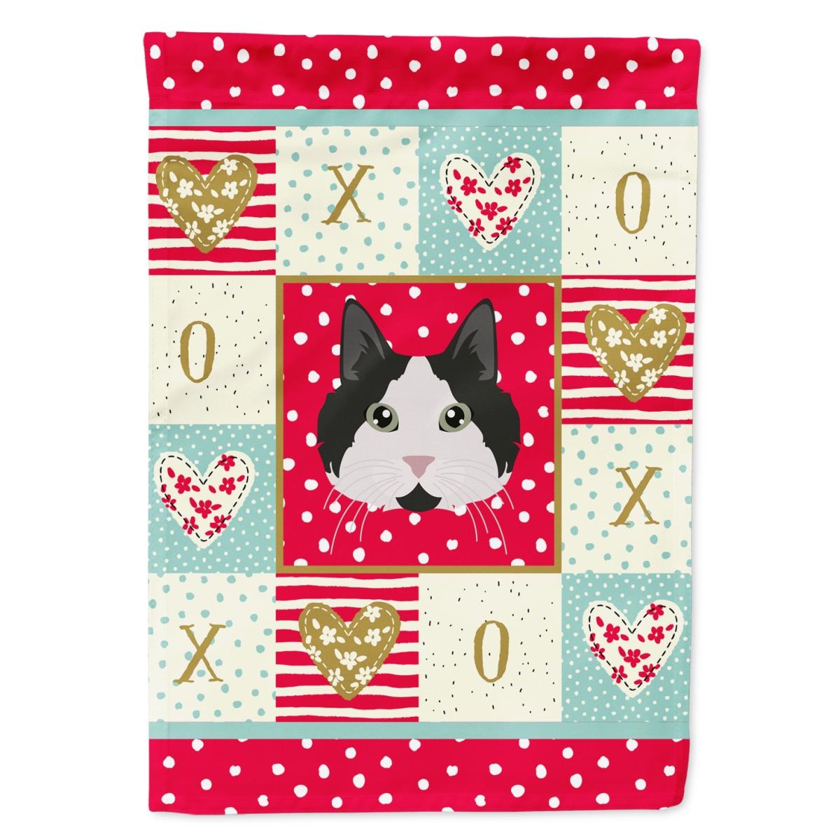 28 x 0.01 x 40 in. Cymric Cat Flag Canvas House Size