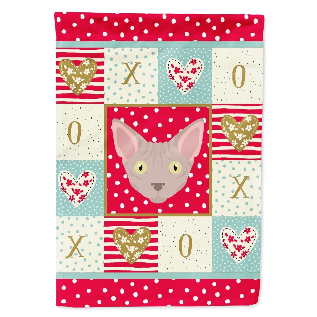 28 x 0.01 x 40 in. Minskin Cat Flag Canvas House Size