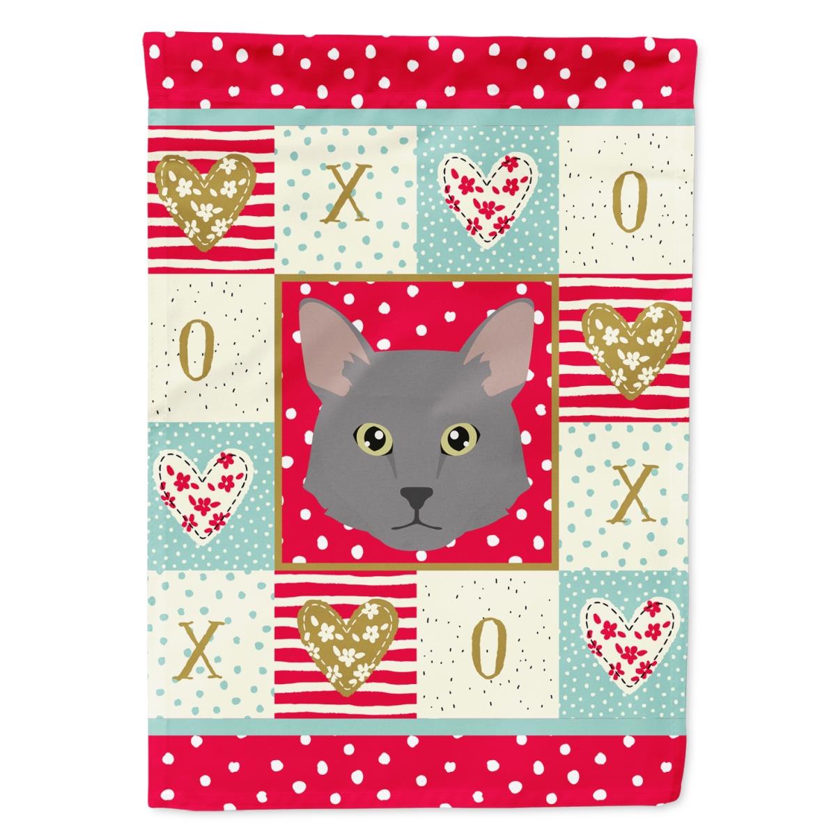 28 x 0.01 x 40 in. Nebelung Cat Flag Canvas House Size