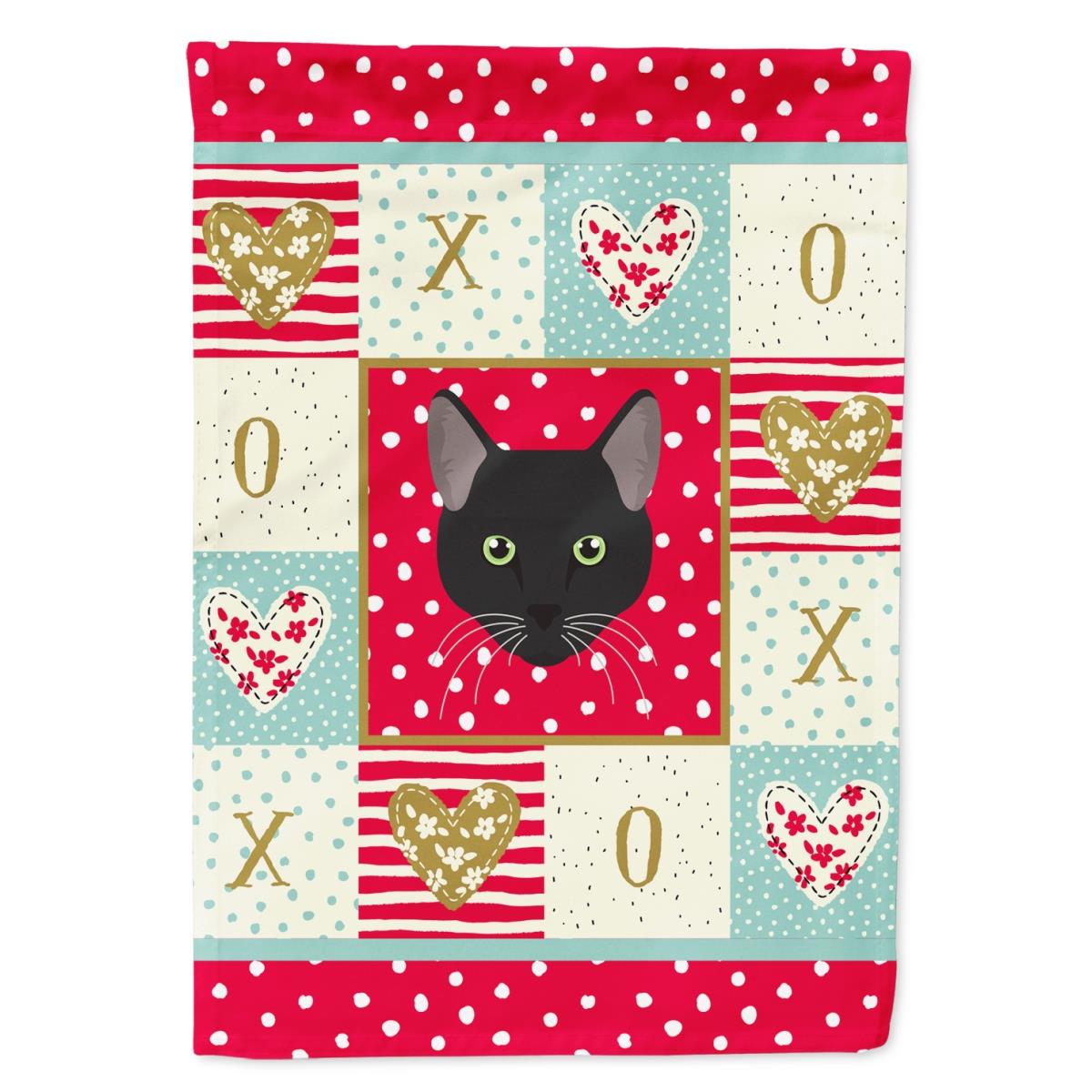 28 x 0.01 x 40 in. Pantherette Cat Flag Canvas House Size