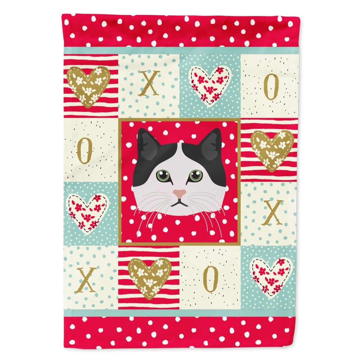 CK5152CHF 28 x 0.01 x 40 in. Ragamuffin Cat Flag Canvas House Size