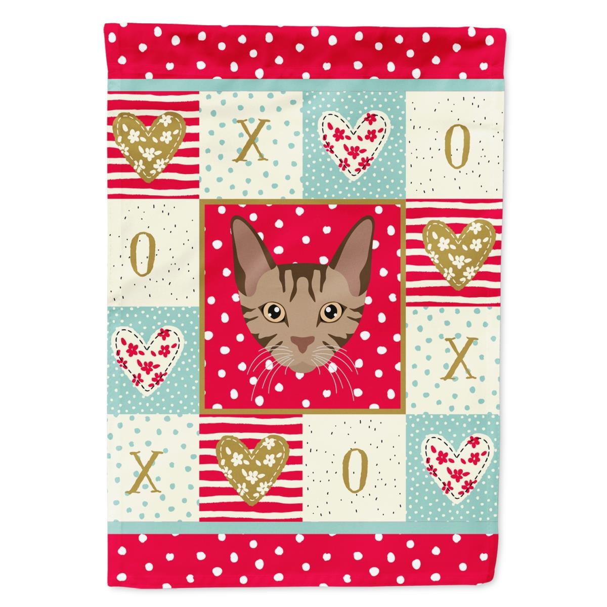 28 x 0.01 x 40 in. Sokoke Cat Flag Canvas House Size
