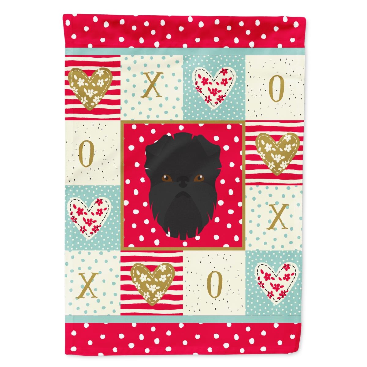 28 x 0.01 x 40 in. Affenpinscher Flag Canvas House Size