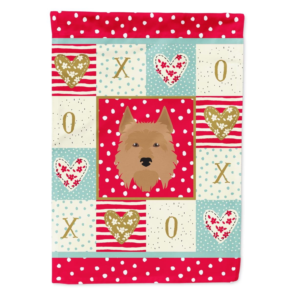 28 x 0.01 x 40 in. Australian Terrier Flag Canvas House Size