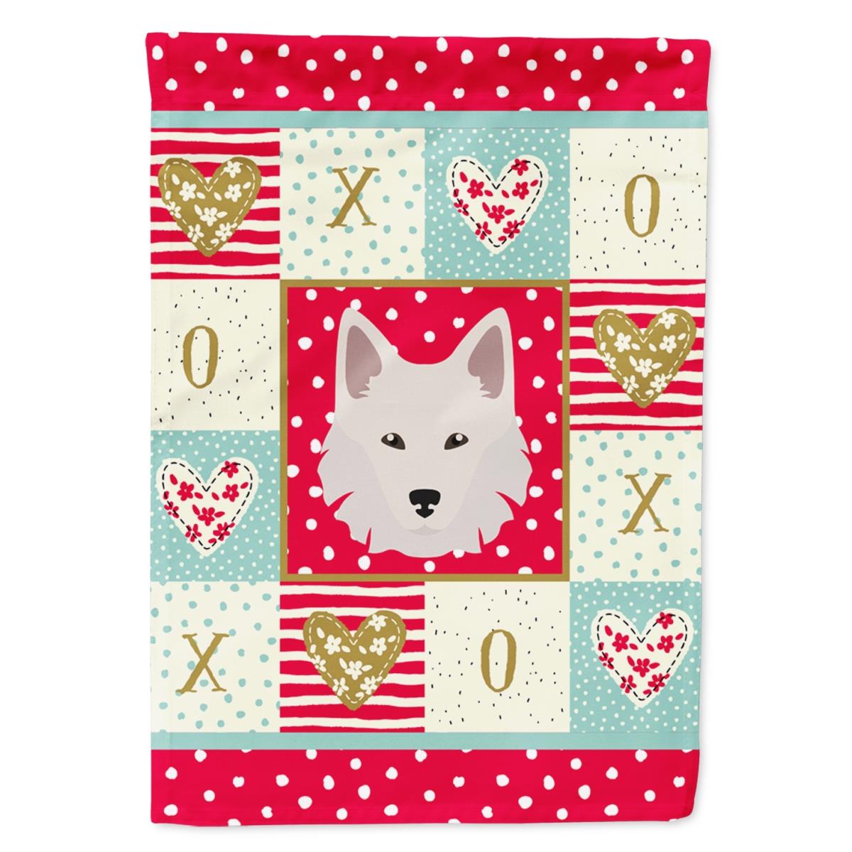 28 x 0.01 x 40 in. Danish Spitz Flag Canvas House Size