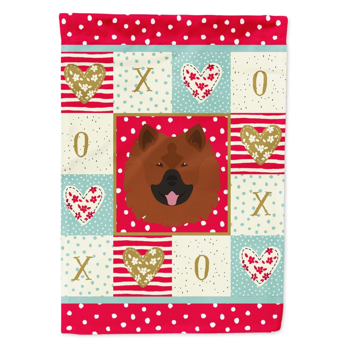 28 x 0.01 x 40 in. Eurasier Flag Canvas House Size