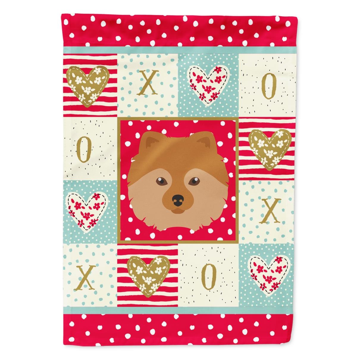 28 x 0.01 x 40 in. German Spitz Flag Canvas House Size