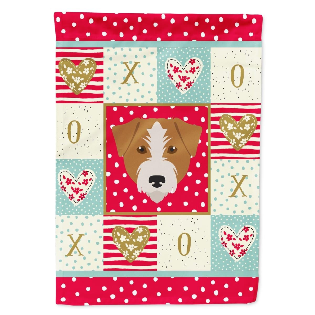 28 x 0.01 x 40 in. Kromfohrlander Flag Canvas House Size