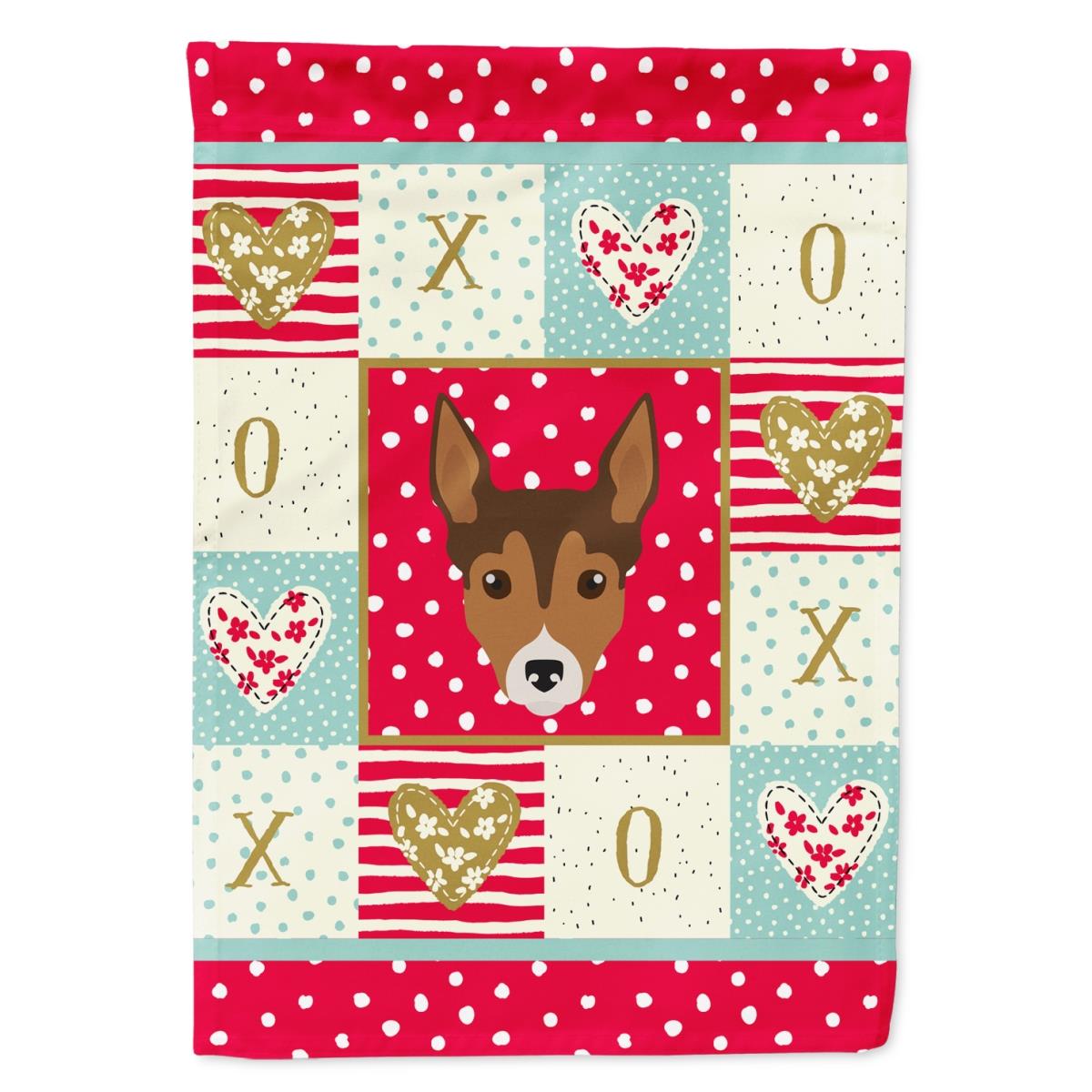 28 x 0.01 x 40 in. Tenterfield Terrier Flag Canvas House Size