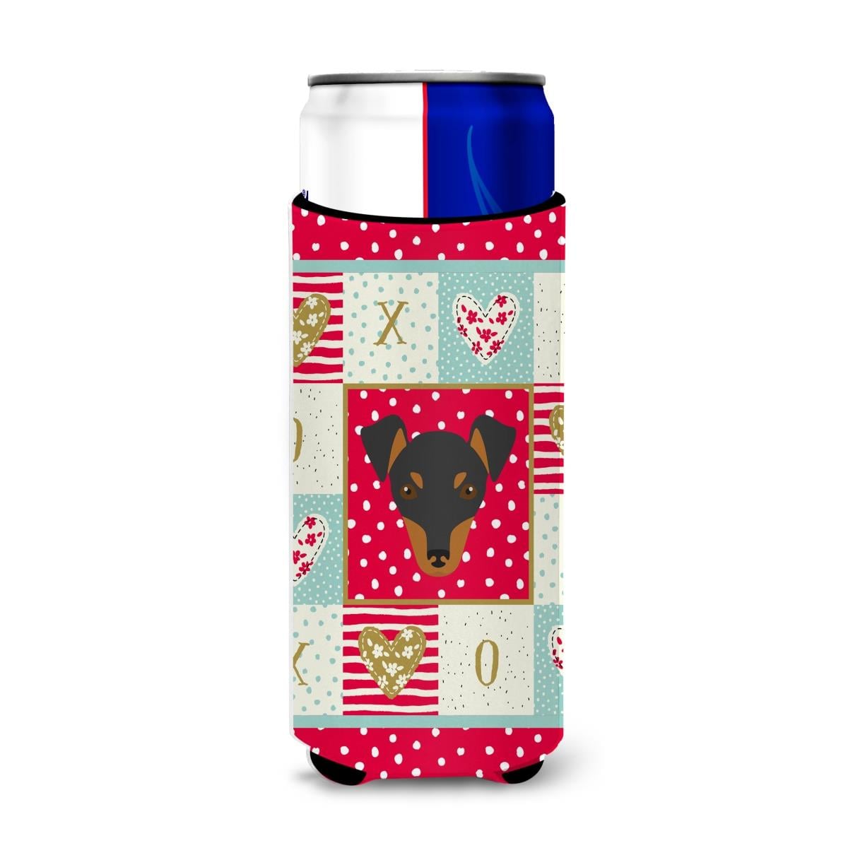 Manchester Toy Terrier Michelob Ultra Hugger for Slim Cans