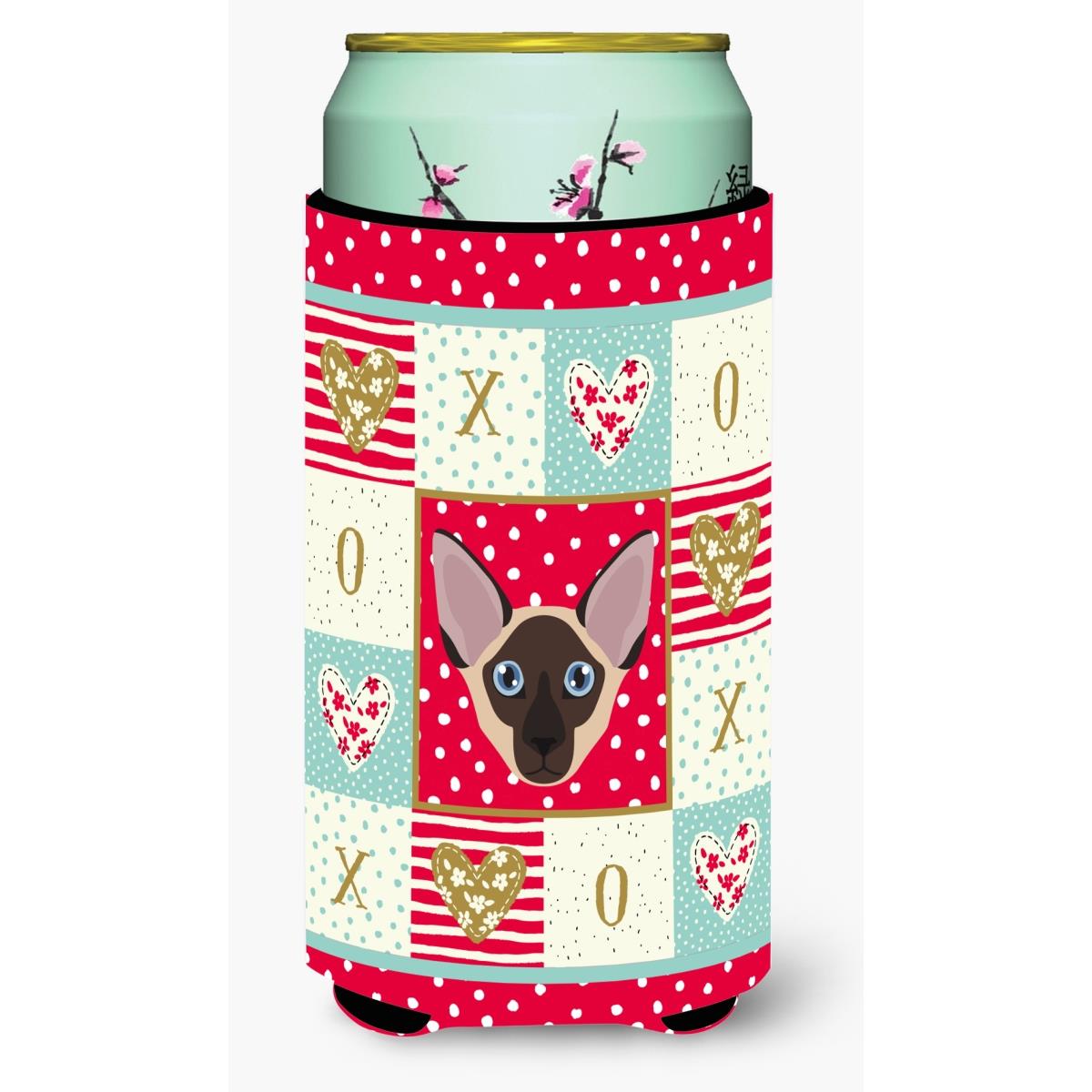 Colorpoint Shorthair Cat Tall Boy Beverage Insulator Hugger