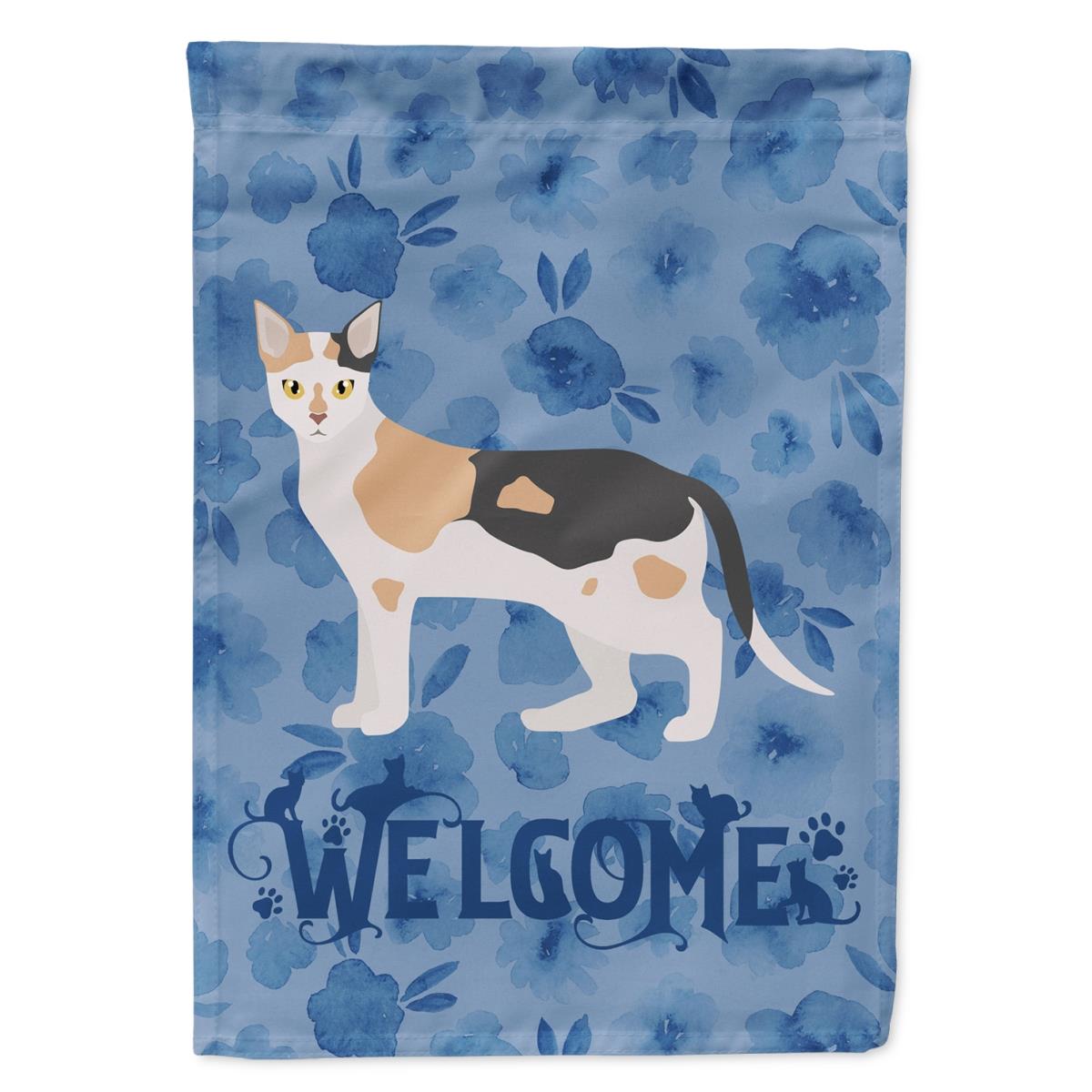 11 x 0.01 x 15 in. Malayan No.1 Cat Welcome Flag Garden Size