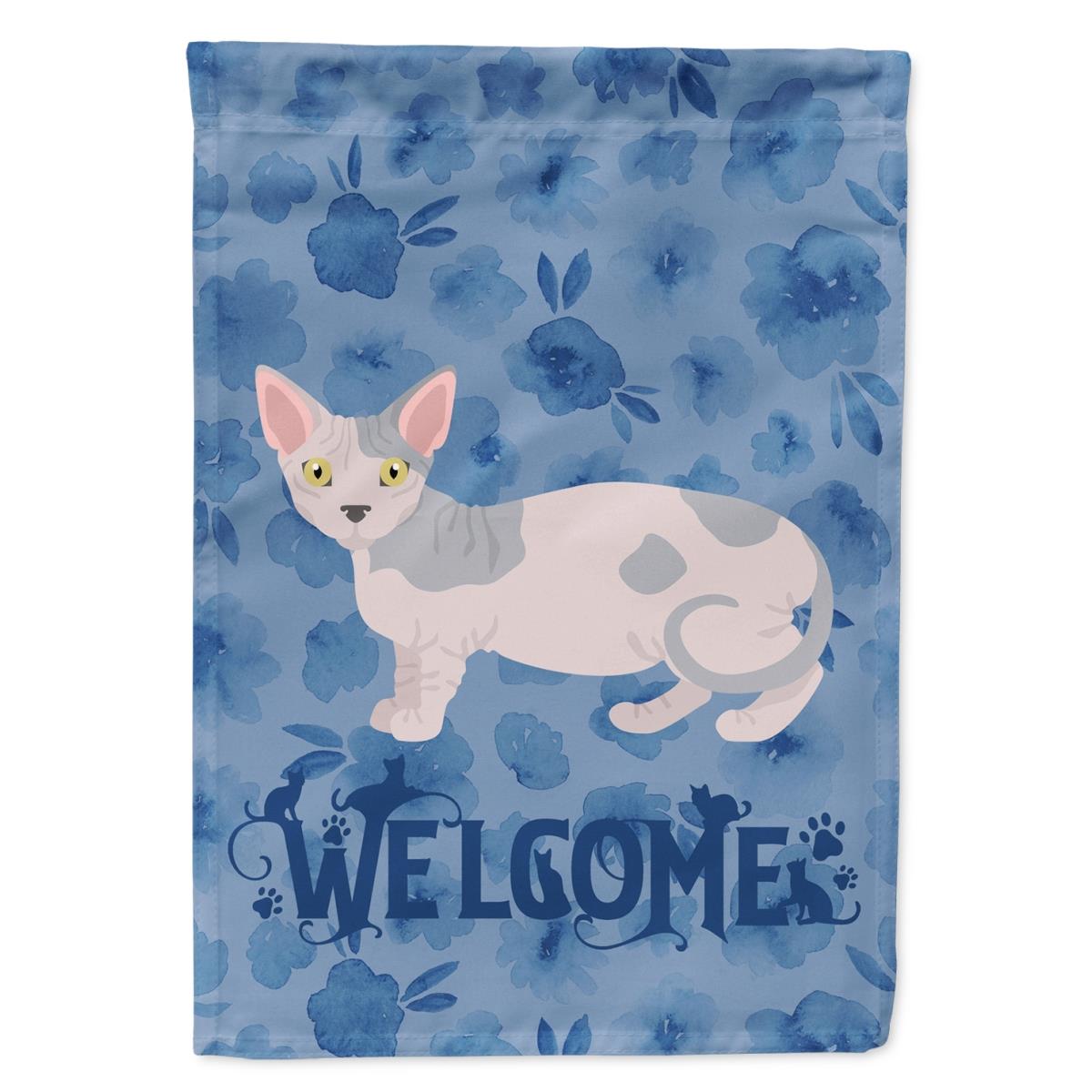 11 x 0.01 x 15 in. Minskin Cat Welcome Flag Garden Size