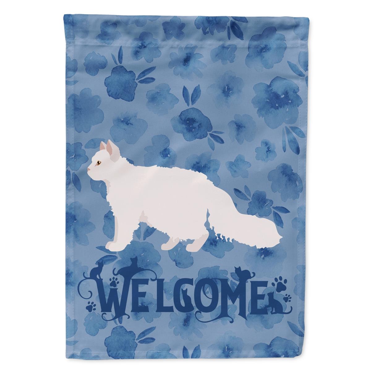 11 x 0.01 x 15 in. Oregon Rex No.2 Cat Welcome Flag Garden Size