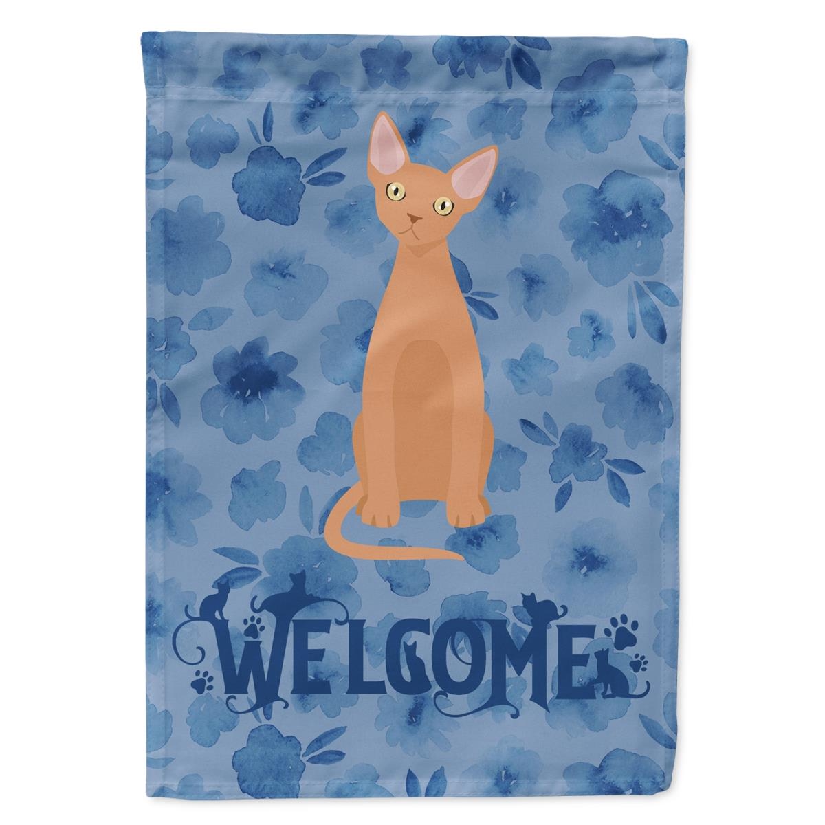 11 x 0.01 x 15 in. Devon Rex No.1 Cat Welcome Flag Garden Size