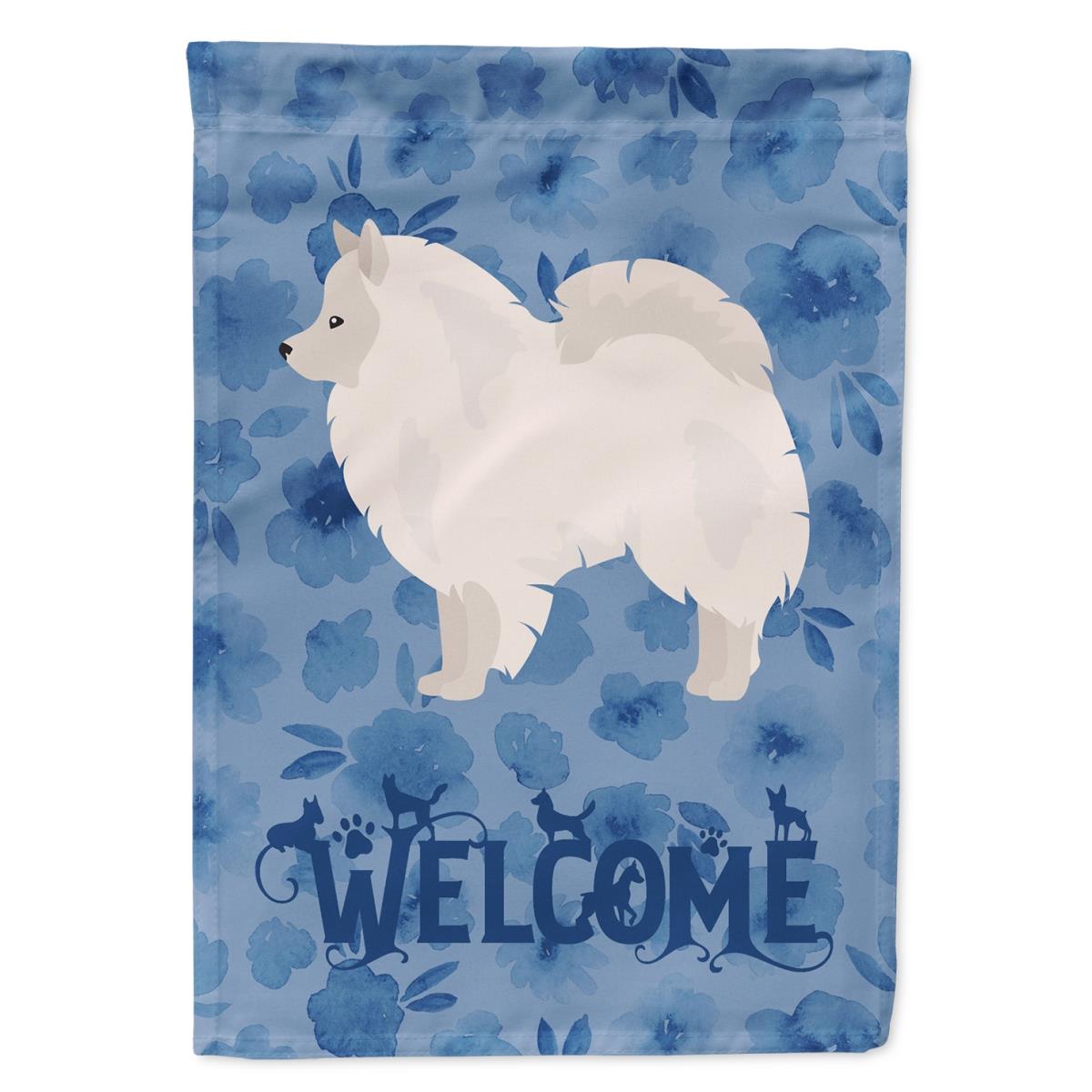 11 x 0.01 x 15 in. German Spitz No.1 Welcome Flag Garden Size