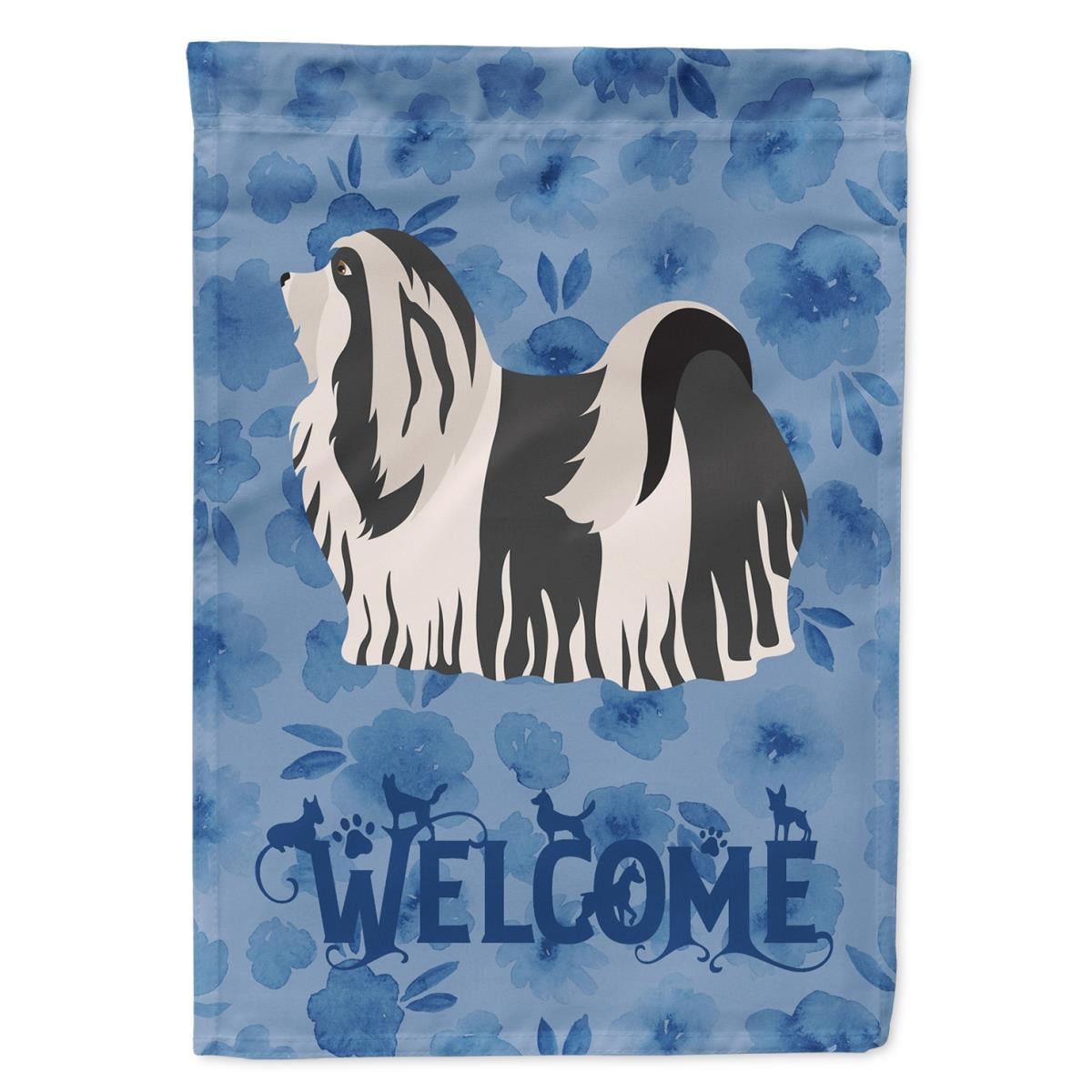 28 x 0.01 x 40 in. Havanese No.1 Welcome Flag Canvas House Size