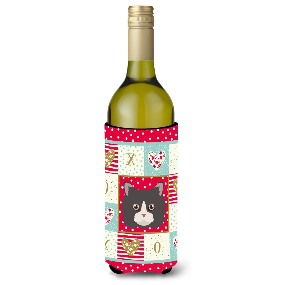 Poodle Cat Wine Bottle Beverage Insulator Hugger