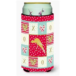 Belgian Hunchback Canary Love Tall Boy Beverage Insulator Hugger