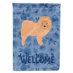 11 x 0.01 x 15 in. Chow Chow Welcome Flag Garden Size