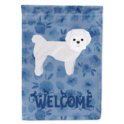 11 x 0.01 x 15 in. Maltese Welcome Flag Garden Size