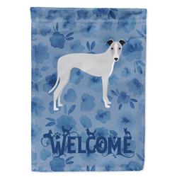 11 x 0.01 x 15 in. Whippet Welcome Flag Garden Size