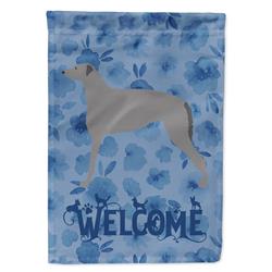 11 x 0.01 x 15 in. Scottish Deerhound Welcome Flag Garden Size