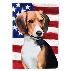 Beagle American Canvas House Flag - 28 x 0.01 x 40 in.